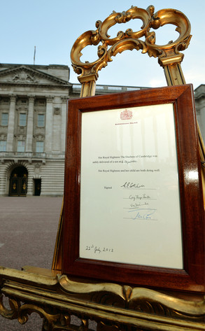 Royal Baby Easel Announcement Royal Baby Easel Announcement